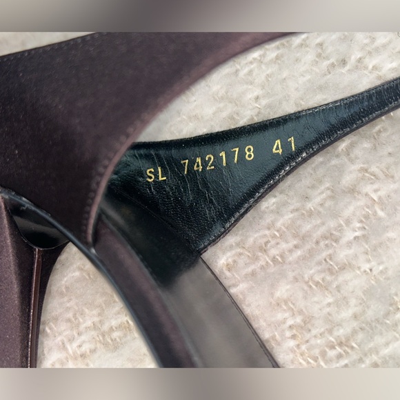 Saint Laurent Dive Open Toe Mules - Picture 10 of 12